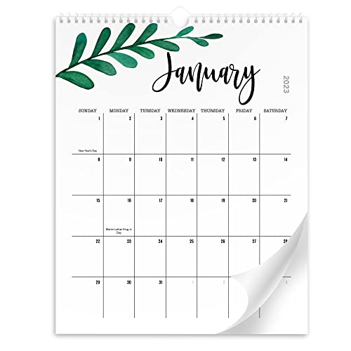 Aesthetic 2023 Floral Wall Calendar - Runs Until July 2024 - The Perfect Office Supplies for Women With Monthly Seasonal Designs for Easy Planning