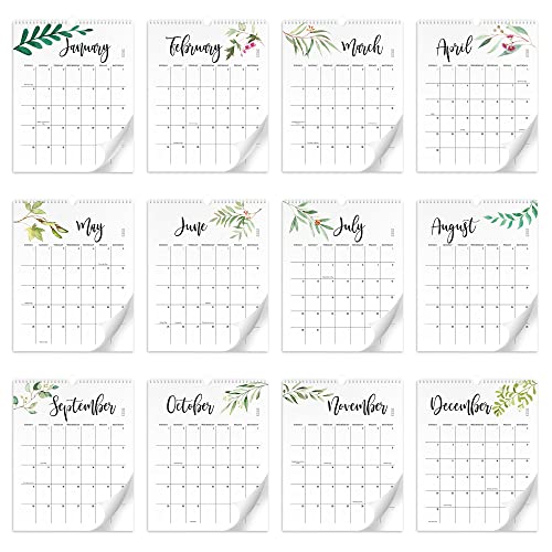 Aesthetic 2023 Floral Wall Calendar - Runs Until July 2024 - The Perfect Office Supplies for Women With Monthly Seasonal Designs for Easy Planning