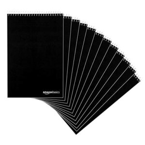 amazon basics steno books, 6″ x 9″, gregg rule, green paper, 80 sheets, 12-pack