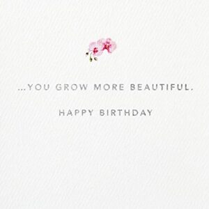 Hallmark Signature Birthday Card for Her (Orchid)