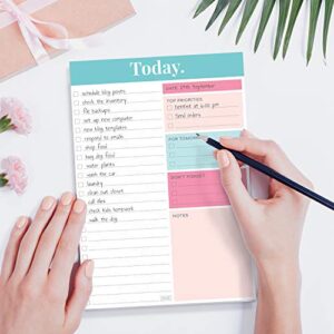 Sweetzer & Orange Daily Planner 2023, Undated Planner To Do List Notepad. 7x10” Day Planner Note Pad. Checklist Productivity Organizer, Work Planner, Academic Planner, Daily To Do List Planner
