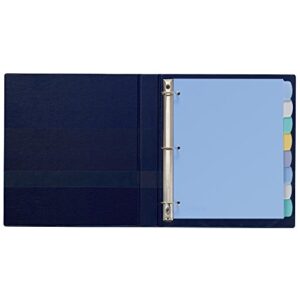 Avery 8-Tab Plastic Binder Dividers, Write & Erase Multicolor Big Tabs, 1 Set (16171),Translucent Multicolor