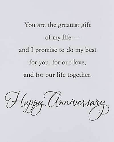 American Greetings Romantic Anniversary Card (Greatest Gift)