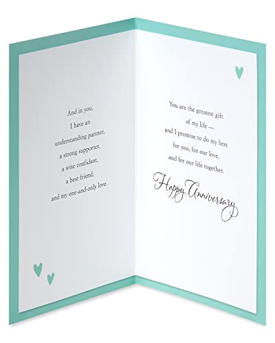 American Greetings Romantic Anniversary Card (Greatest Gift)