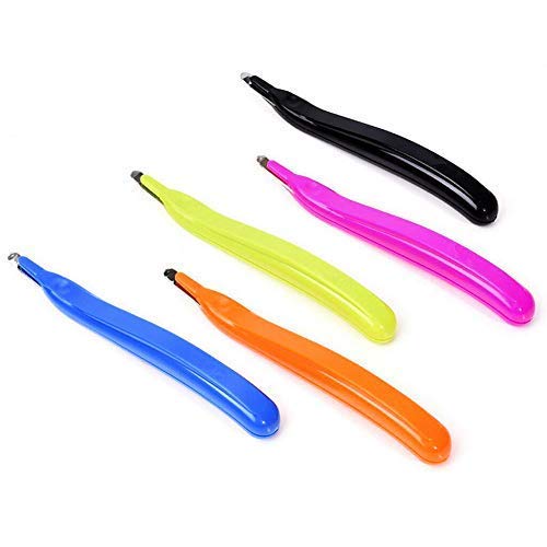 ZZTX 4 PCS Professional Magnetic Staple Remover Puller Rubberized Staples Remover Staple Removal Tool for School Office Home 4 Colors