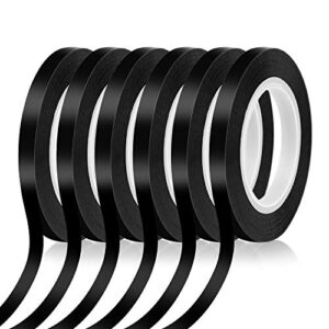 audab 6 rolls 1/4 pinstripe tape vinyl chart tape white board tape lines dry erase whiteboard thin tape pinstriping graphic grid marking tape