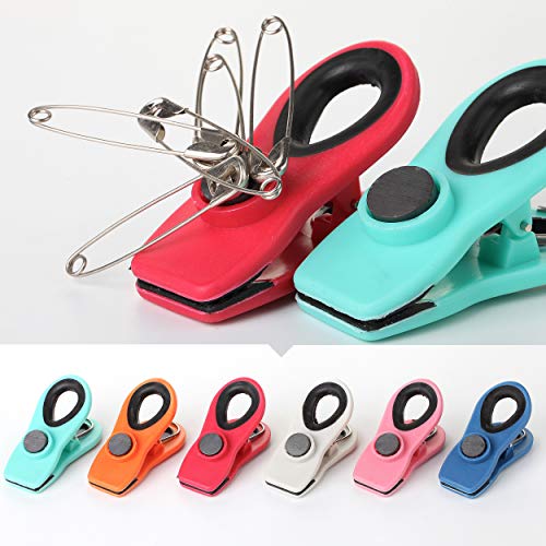 Mr. Pen- Chip Clips, Magnetic Clips, 6 Pack, Bag Clips, Bag Clips for Food, Magnet Clips, Chip Clips Bag Clips Food Clips, Chip Bag Clip, Clips for Food Packages, Magnetic Bag Clips, Clips for Fridge