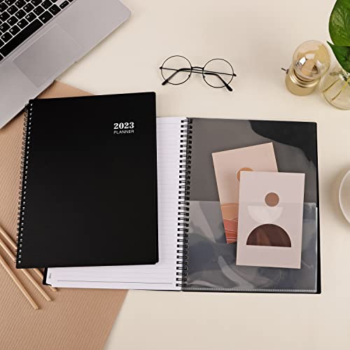 Planner 2023 - Weekly and Monthly Planner 2023, 9” × 11”, Planner 2023 from Jan 2023 to Dec 2023, Inner Pocket, Premium Paper, Twin-wire Binding, Make Your Life Productive