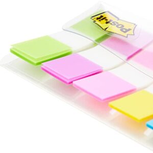 Post-it Flags 6835CB2 Page Flags in Portable Dispenser, 5 Bright Colors, 5 Dispensers, 20 Flags/Color