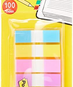 Post-it Flags 6835CB2 Page Flags in Portable Dispenser, 5 Bright Colors, 5 Dispensers, 20 Flags/Color