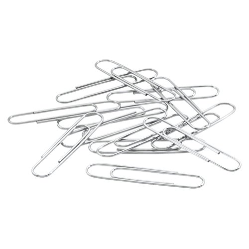 ACCO Paper Clips, Jumbo, Smooth, Economy, 10 Boxes, 100/Box (72580),Silver