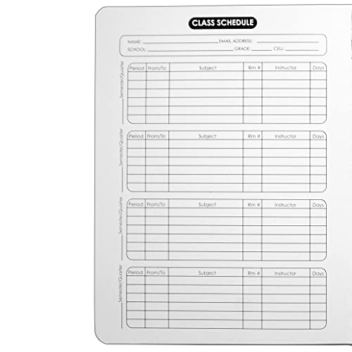 Top Flight Sewn Marble Composition Book, Black/White, Quad Rule, 4 Squares per Inch, 9.75 x 7.5 Inches, 100 Sheets (41320)