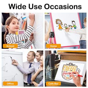 Shuttle Art Dry Erase Markers, 20 Colors Magnetic Whiteboard Markers with Erase, Fine Point Dry Erase Markers Perfect for Writing on Dry-Erase Whiteboard Mirror Glass for School Office Home
