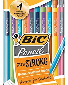 BIC Xtra-Strong Mechanical Pencil, Colorful Barrel, Thick Point (0.9mm), 10-Count