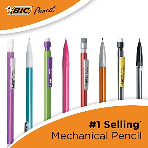 BIC Xtra-Strong Mechanical Pencil, Colorful Barrel, Thick Point (0.9mm), 10-Count