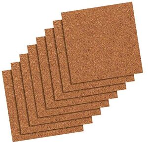 quartet cork tiles, cork board, 12 inches x 12 inches, corkboard, wall bulletin boards, natural, 8 count (pack of 1)