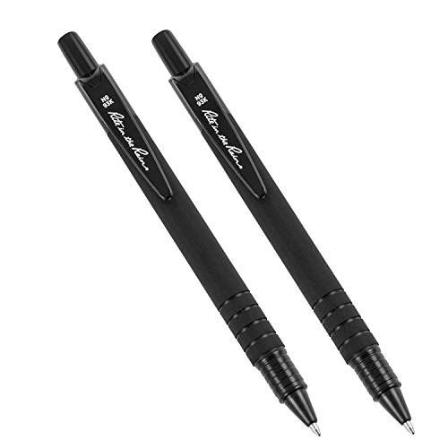 Rite in the Rain Weatherproof Durable Plastic Clicker Pen, Black Ink, 2 Pack (No. 93K-2)