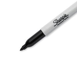 SHARPIE Extreme Permanent Markers, Fine Point, Black, 4 Count