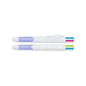 Paper Mate InkJoy Quatro Retractable Ballpoint Pens, Medium Point, Assorted Colors, 3 Pack