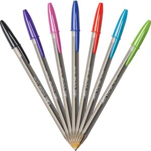 BIC Cristal Xtra Bold Fashion Ballpoint, 48 Pack, NEW ASSORTED COLORS, Medium Point 1.6mm Great Colored Pens For Note Taking, School Supplies for Adults And Kids.