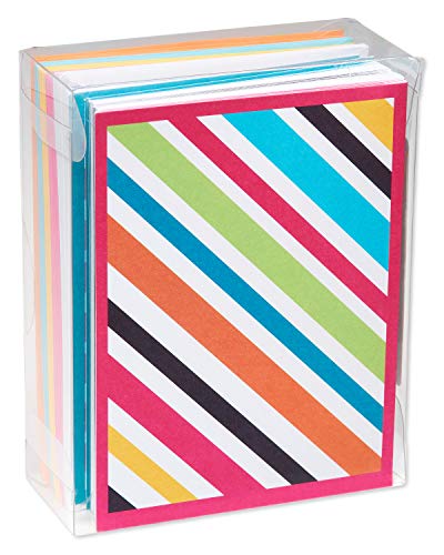 American Greetings Blank Cards Assortment with Envelopes, Bright Patterns (30-Count)