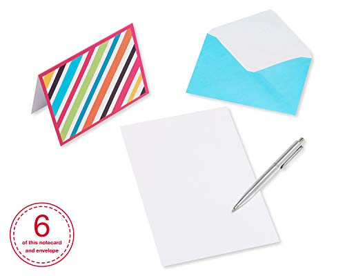 American Greetings Blank Cards Assortment with Envelopes, Bright Patterns (30-Count)