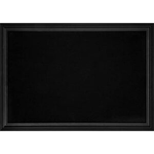 skl products black cork board – 30″ x 20″ large, framed bulletin boards for school, home, kitchen & office walls