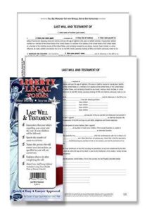 last will & testament forms – usa – do-it-yourself legal forms by permacharts