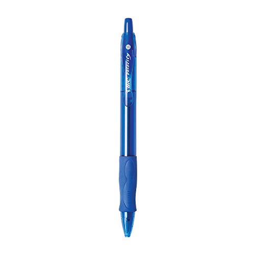 BIC VLGBP41-Blu Velocity Bold Retractable Ball Pen, Bold Point (1.6mm), Blue, 4-Count