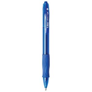 BIC VLGBP41-Blu Velocity Bold Retractable Ball Pen, Bold Point (1.6mm), Blue, 4-Count