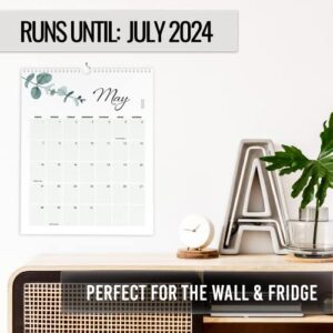 Aesthetic 2023 Vertical Greenery Wall Calendar - Runs Until July 2024 - The Perfect Monthly Calendar for Easy Planning