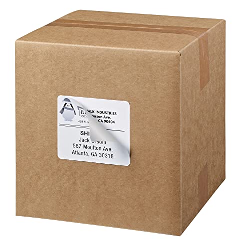 Avery Shipping Address Labels, Laser Printers, 150 Labels, 3-1/3x4 Labels, Permanent Adhesive, TrueBlock (5264), White