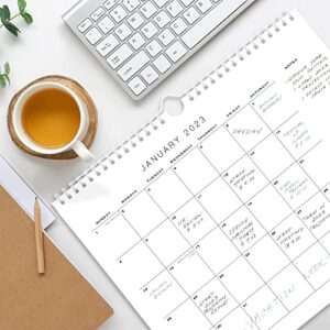 Simplified 2023 Wall Calendar - Runs Until July 2024 – Minimalistic Monthly Calendar for Easy Planning On Your Fridge Or In the Office - 14.5"x11.5"