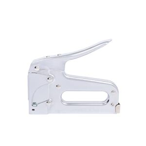 arrow t50 heavy duty staple gun for upholstery, wood, crafts, diy and professional uses, manual stapler uses 1/4”, 5/16”, 3/8″, 1/2″, or 9/16” staples