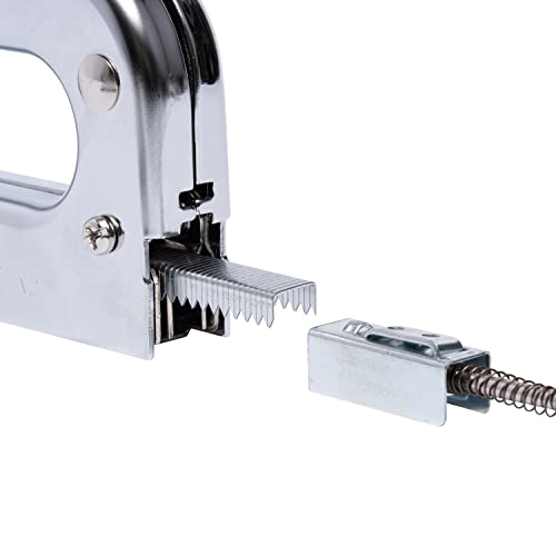 Arrow T50 Heavy Duty Staple Gun for Upholstery, Wood, Crafts, DIY and Professional Uses, Manual Stapler Uses 1/4”, 5/16”, 3/8", 1/2", or 9/16” Staples