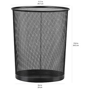 Amazon Basics Mesh Waste Basket, 2-Pack