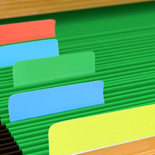 Jovitec 400 Pieces Tabs 2 Inch Sticky Index Tabs, Writable and Repositionable File Tabs Flags for Pages or Book Markers, Reading Notes, Classify Files, 20 Sets 10 Colors (400 Pieces Style A)