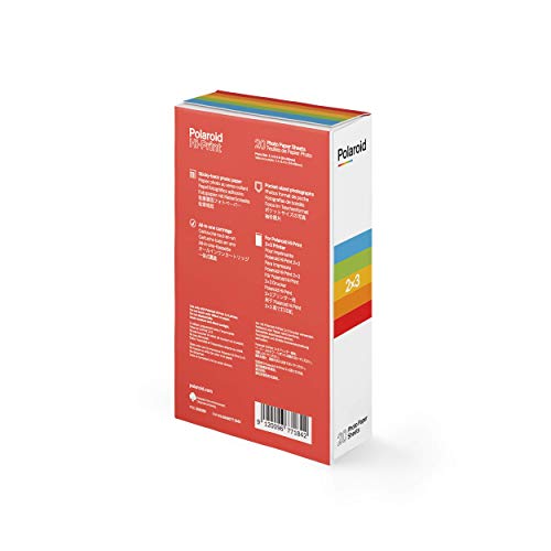 Polaroid Hi-Print Paper - 2x3 Paper Cartridge (20 Sheets) Dye-Sub (Not ZINK) Cartridge