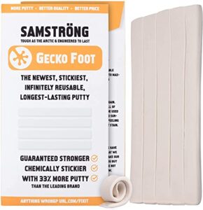 sticky tack – samströng gecko foot adhesive putty – the perfect wall putty for hanging things around the house