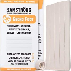 Sticky Tack - Samströng Gecko Foot Adhesive Putty - The Perfect Wall Putty for Hanging Things Around The House