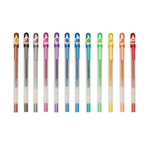Ooly, Yummy Yummy Scented Glitter Gel Pens, Set of 12, Multicolor Pens for Arts and Crafts, Cute School Supplies for All Ages, Works on Black and White Paper, Great for Journal and Stationary