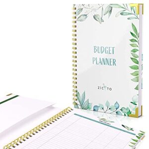 Simplified Monthly Budget Planner - Easy Use 12 Month Financial Organizer with Expense Tracker Notebook - The 2023-2024 Monthly Money Budgeting Book That Manages Your Finances Effectively