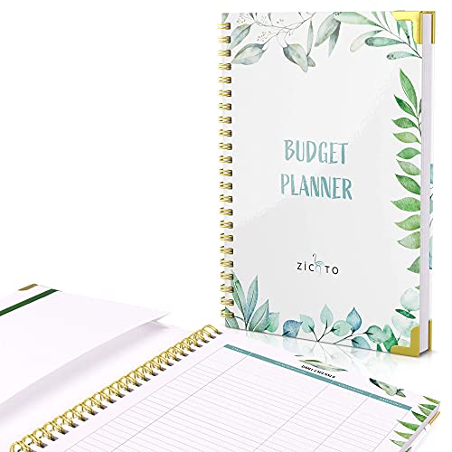 Simplified Monthly Budget Planner - Easy Use 12 Month Financial Organizer with Expense Tracker Notebook - The 2023-2024 Monthly Money Budgeting Book That Manages Your Finances Effectively