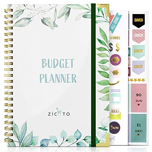 Simplified Monthly Budget Planner - Easy Use 12 Month Financial Organizer with Expense Tracker Notebook - The 2023-2024 Monthly Money Budgeting Book That Manages Your Finances Effectively