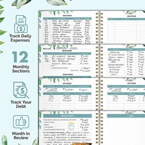 Simplified Monthly Budget Planner - Easy Use 12 Month Financial Organizer with Expense Tracker Notebook - The 2023-2024 Monthly Money Budgeting Book That Manages Your Finances Effectively