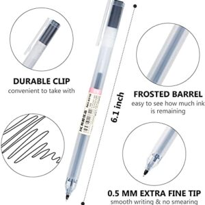 Premium Gel Ink Pen Fine Point Pens Ballpoint Pen 0.5mm for Japanese Office School Stationery Supply 12 Packs