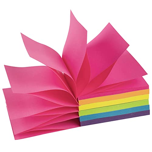 Pop-up Sticky Notes,3x3 in,12 Pads,Bright Colors Super Sticking Power Memo Pads, 6 Colors, Strong Adhesive