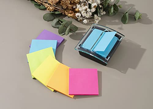 Pop-up Sticky Notes,3x3 in,12 Pads,Bright Colors Super Sticking Power Memo Pads, 6 Colors, Strong Adhesive