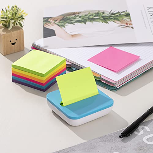 Pop-up Sticky Notes,3x3 in,12 Pads,Bright Colors Super Sticking Power Memo Pads, 6 Colors, Strong Adhesive