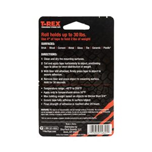 T-Rex Waterproof Mounting Tape, Clear (285338)